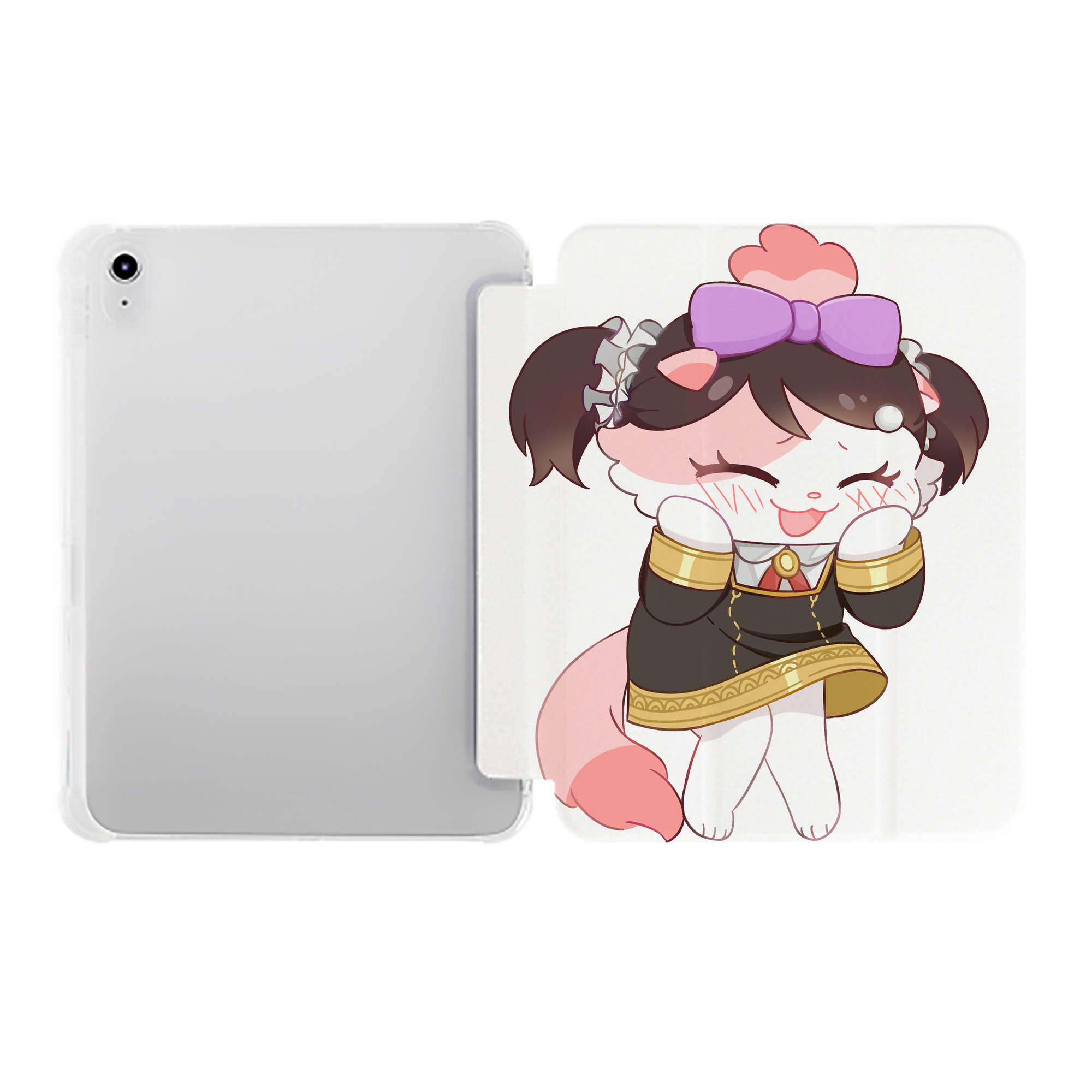 （画像用） SPY×FAMILY间谍家家酒 IPad ケース ペン収納付き 三つ折りスタンド PUレザー×シリコン 対応機種9.5/10.5/10.9インチ